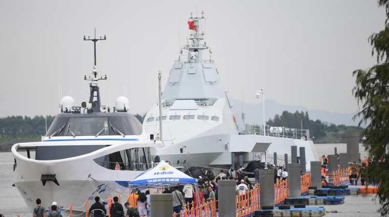 China’s large high-speed stealth unmanned boat makes its debut at Zhuhai Air Show